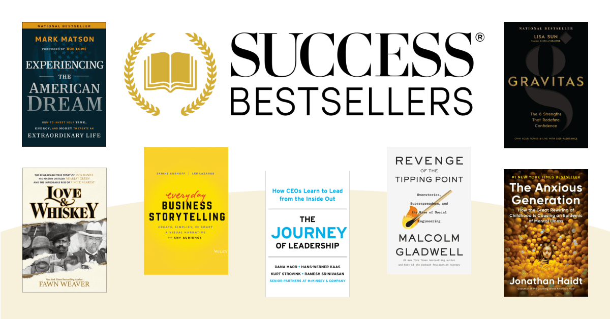 SUCCESS® Weekly Bestseller Lists Highlight Shift Towards Practical Skills and Diverse Leadership Voices