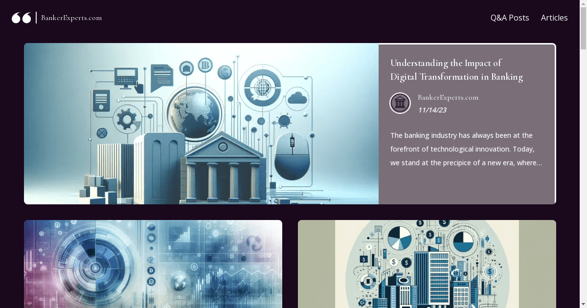 BankerExperts.com Launches as a Comprehensive Platform for Financial Enlightenment