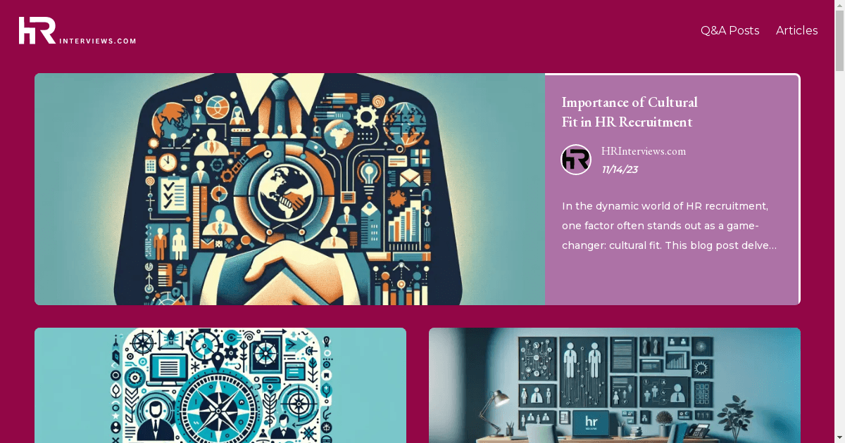 HRInterviews.com Launches as a Premier Platform for HR Professionals and Enthusiasts