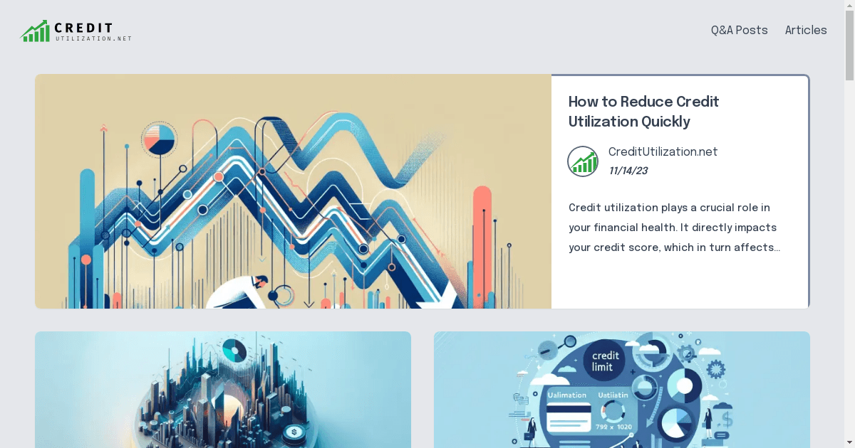 CreditUtilization.net Launches as a Pioneering Platform for Credit Management Knowledge and Networking