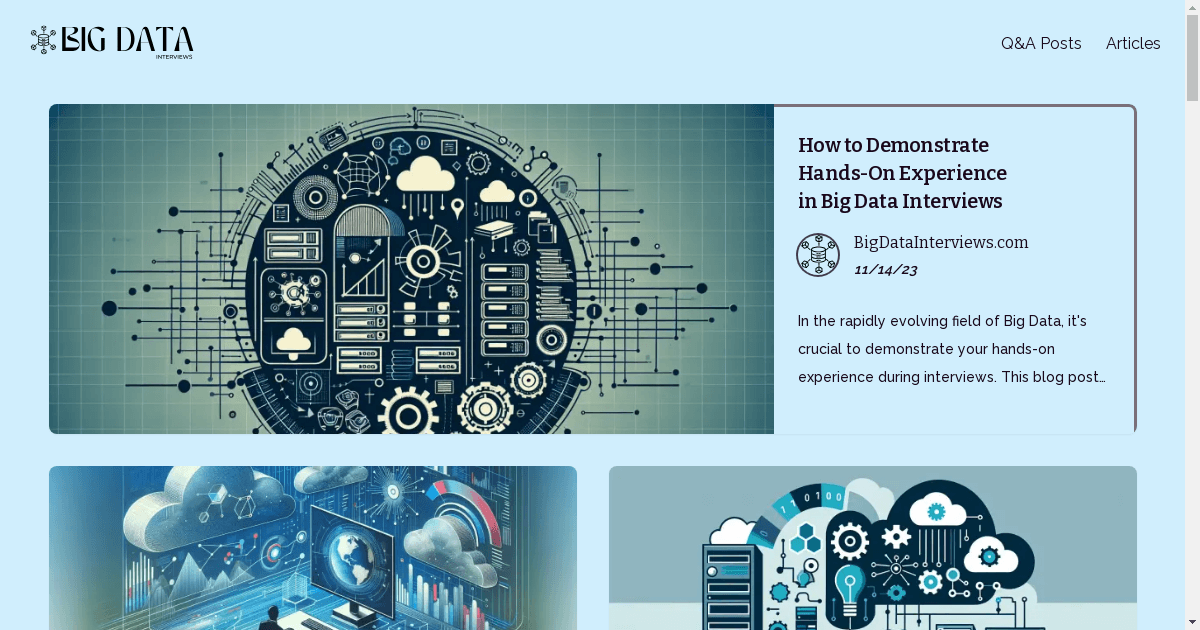 BigDataInterviews.com Launches as a Premier Resource for Big Data Enthusiasts and Professionals