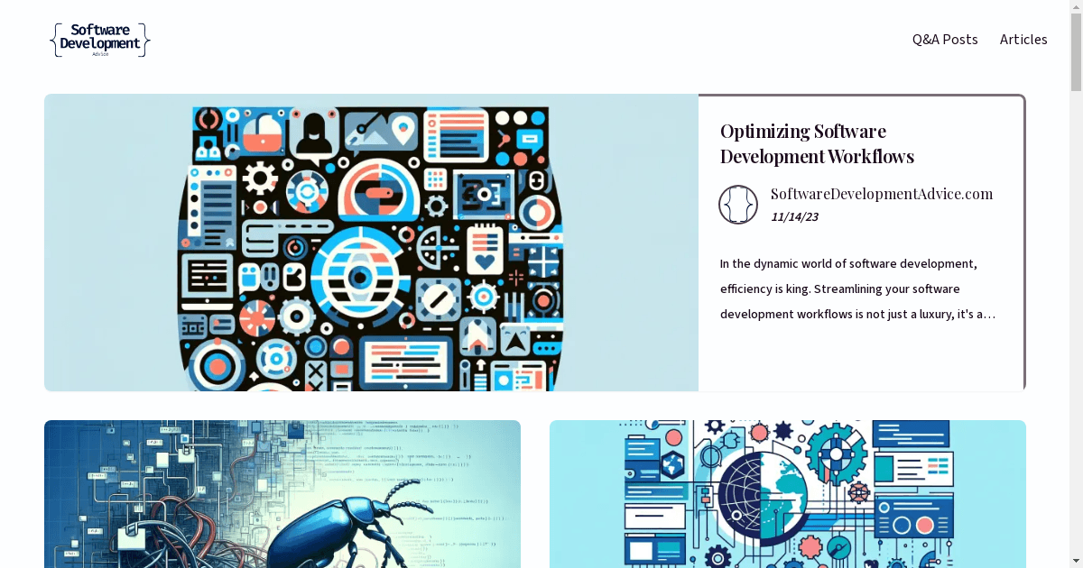 SoftwareDevelopmentAdvice.com Launches as a Premier Resource for Software Development Professionals