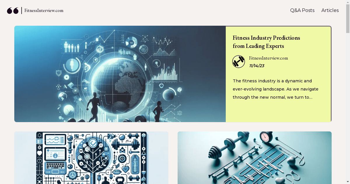 FitnessInterview.com Launches as a Premier Platform for Fitness Enthusiasts and Professionals