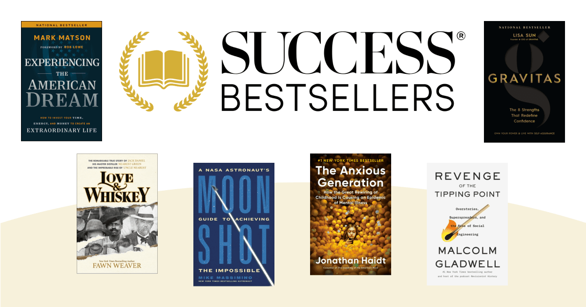 SUCCESS® Weekly Bestseller Lists Highlight Trends in Personal and Professional Development