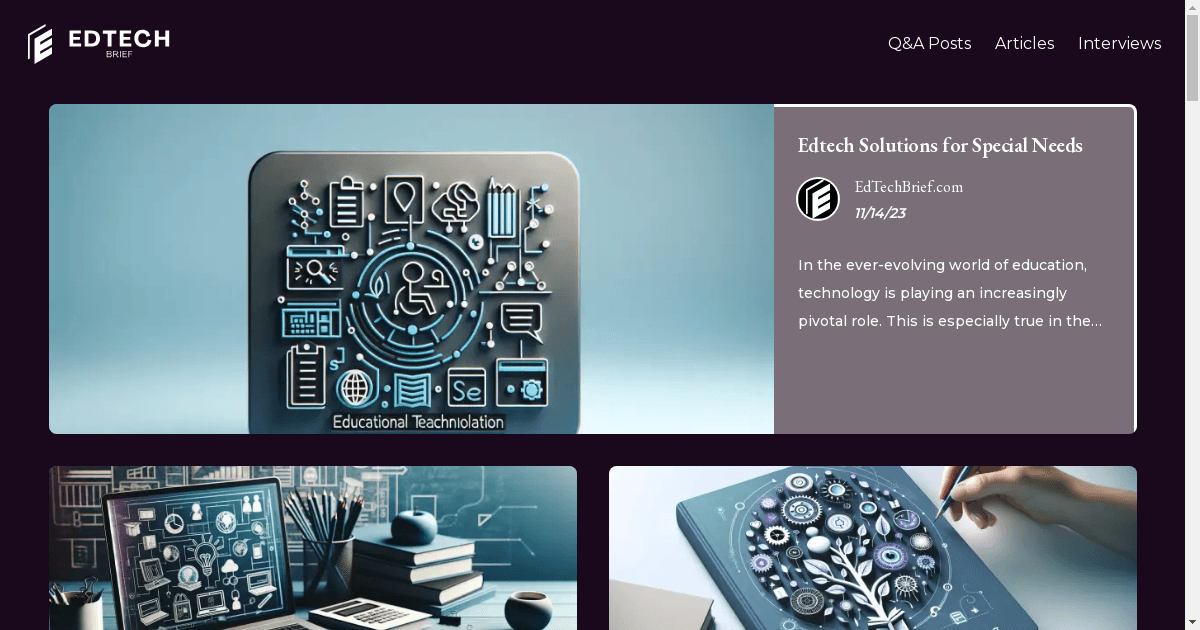 EdtechBrief.com Revolutionizes Educational Technology Insights