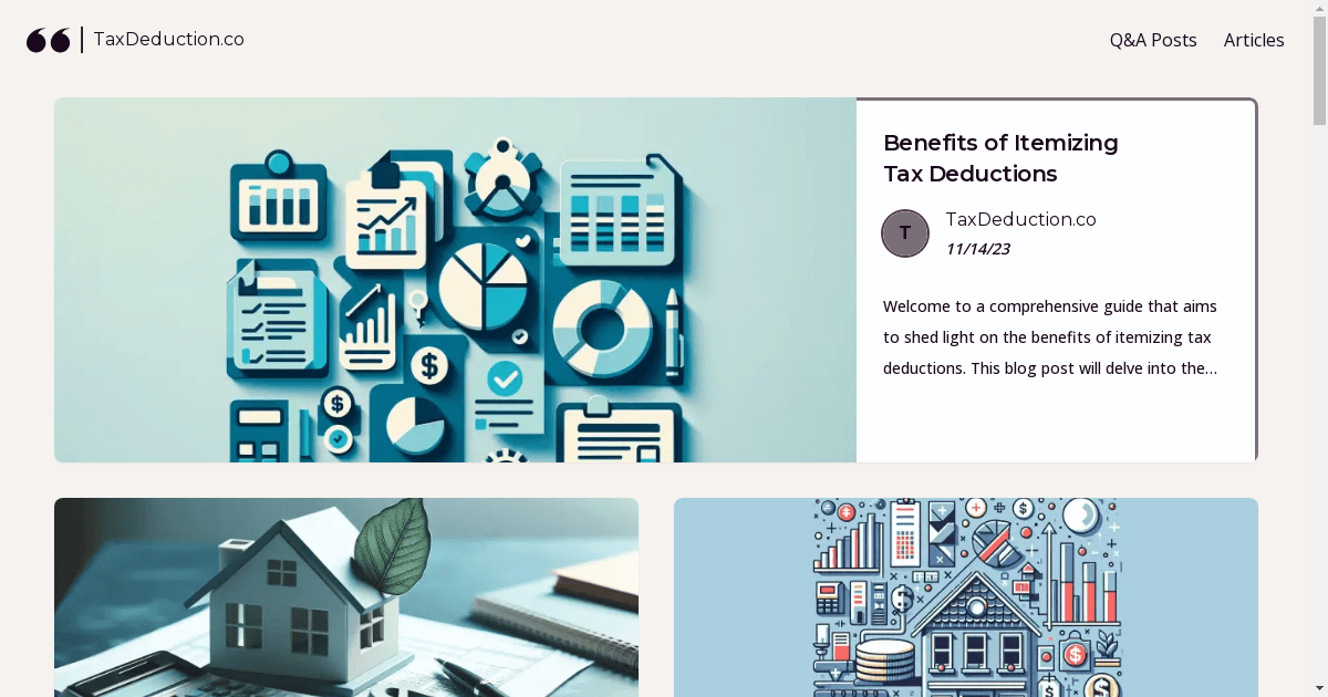 TaxDeduction.co Launches to Simplify Tax Planning with Expert Insights