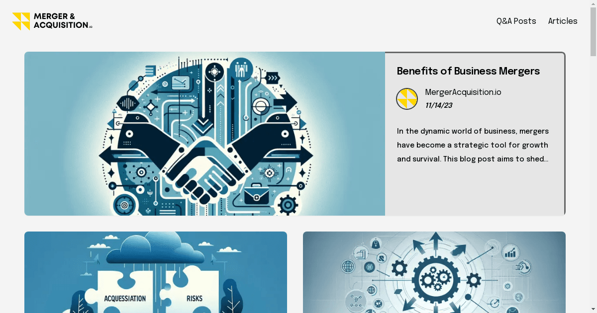 MergerAcquisition.io Launches as a Premier Resource for M&A Professionals