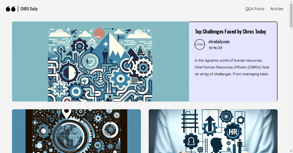 CHRODaily.com Launches as Premier Digital Destination for HR Leaders