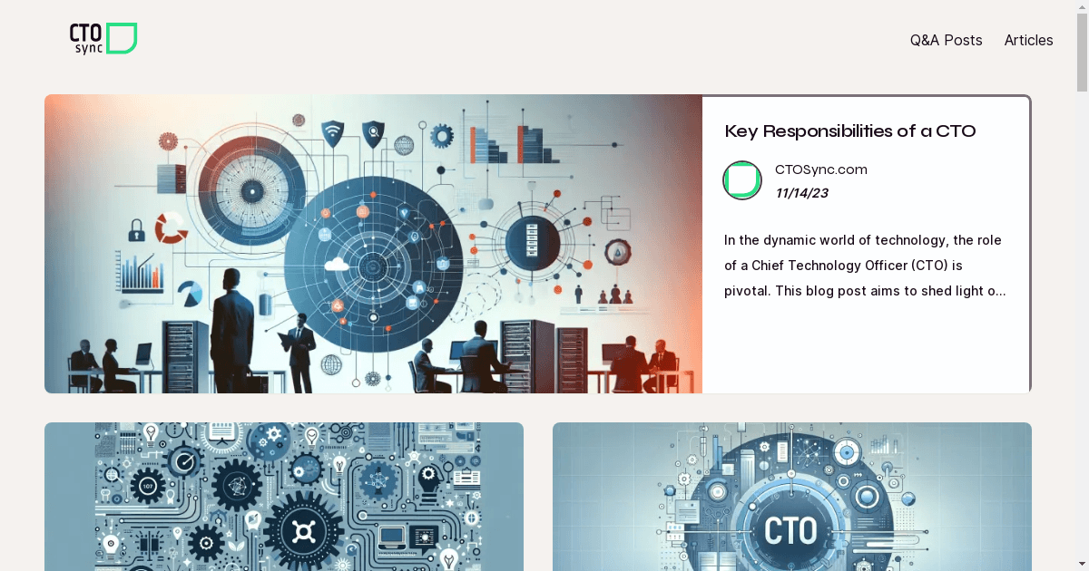 CTOSync.com Emerges as a Premier Platform for Technology Leaders Seeking Cutting-Edge Insights