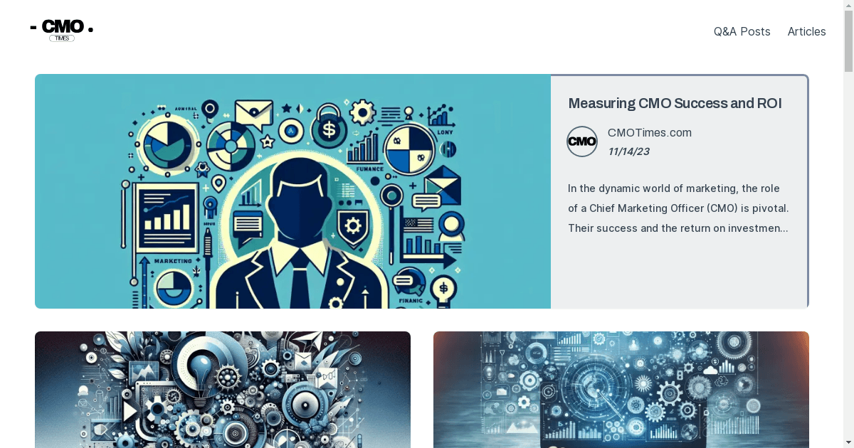 CMOTimes.com Launches as a Premier Online Hub for Marketing Leaders