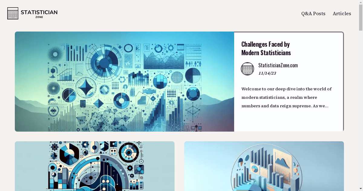 StatisticianZone.com Emerges as a Premier Platform for Statistical Insights and Networking