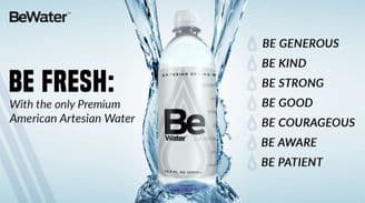 Be Water Brand Highlights Growing Consumer Recognition of Bottled Water Taste Differences