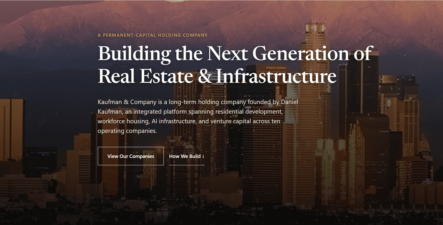 Kaufman & Company Unifies Real Estate and Tech Under One Platform
