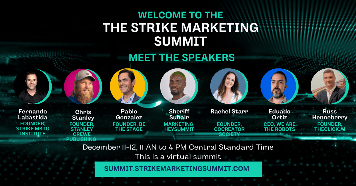 Strike Marketing Summit Launches to Combat AI Content 'Invisibility Trap' for Founders