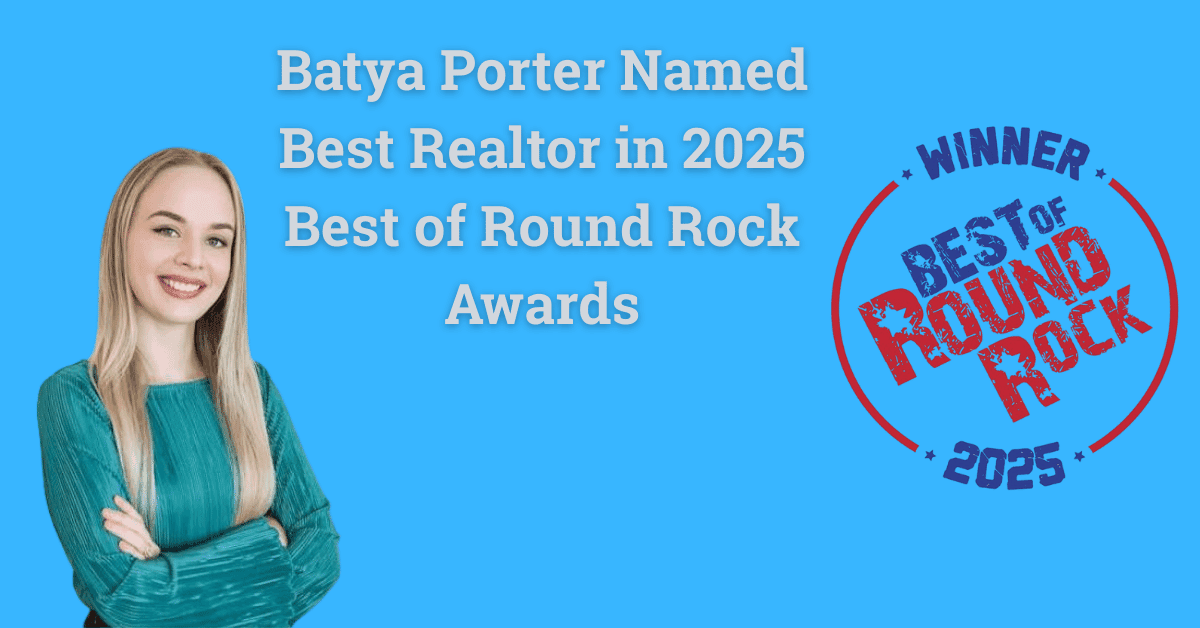 Round Rock Realtor Batya Porter Wins 2025 Best of Round Rock Award Through Community Recognition
