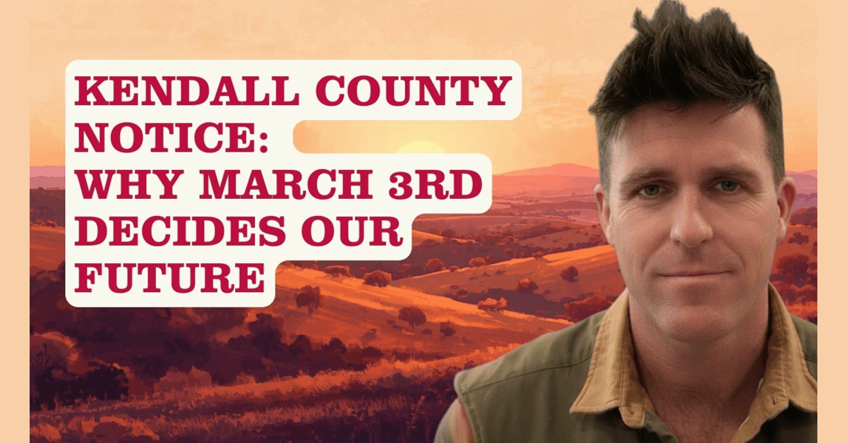 Local Business Leader JC Taylor Announces Candidacy for Kendall County Commissioner