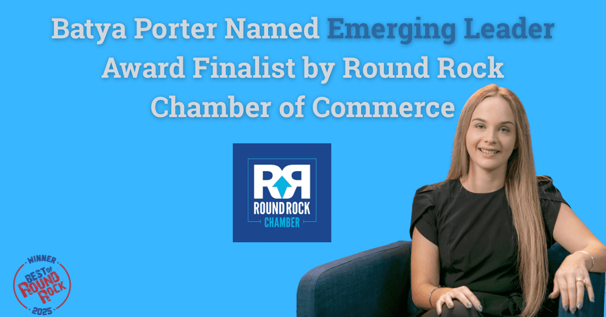 Round Rock Chamber Names Batya Porter as Emerging Leader Finalist