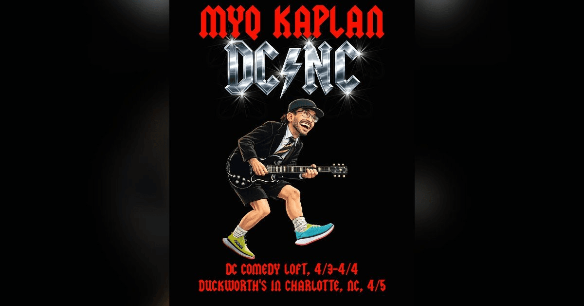 Myq Kaplan Announces April Comedy Tour Dates in Washington DC and Charlotte