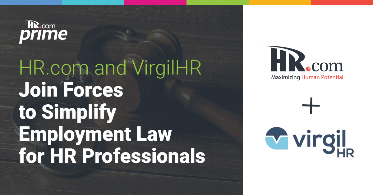 HR.com Partners with VirgilHR to Enhance Prime HR Memberships with Compliance Technology