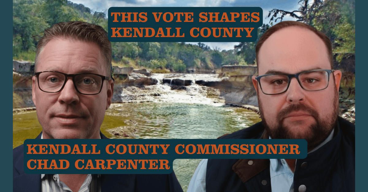 Kendall County Commissioner Discusses Growth Challenges, Water Sustainability, and Local Governance