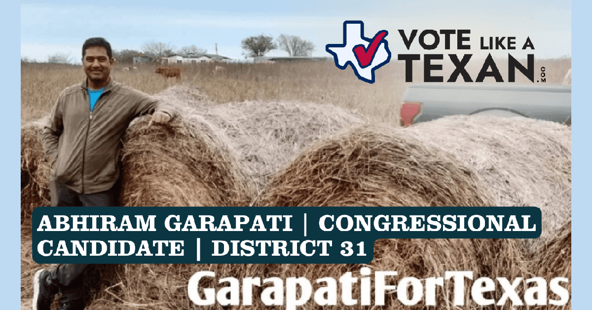 Texas Congressional Candidate Garapati Emphasizes Technology Readiness and Fiscal Responsibility in Civic Interview