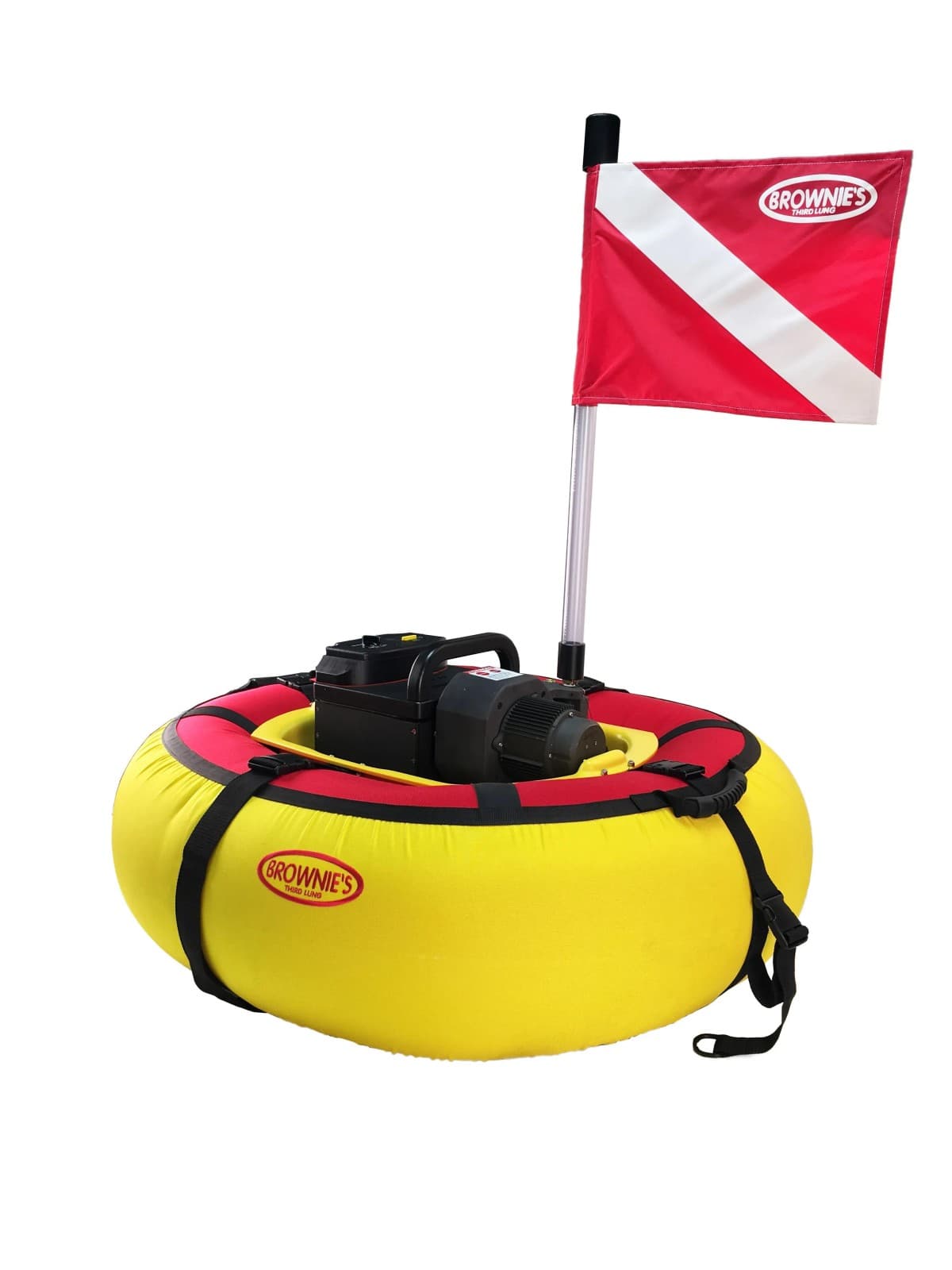 Brownie's THIRD LUNG Sea Lion System Powers Three Divers on One 18lb Battery, Replacing Nine Scuba Tanks