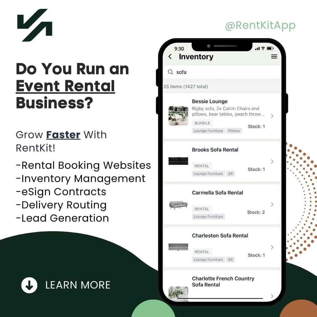 RentKit Revolutionizes Event Rental Management with All-in-One Software Solution