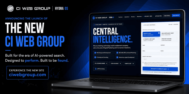 CI Web Group Relaunches Site Optimized for AI Search Engines Like ChatGPT and Gemini