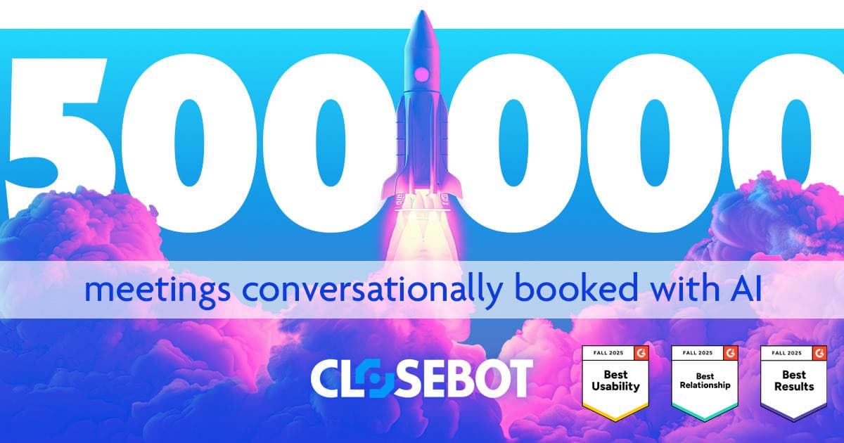 CloseBot Books 500,000 Appointments and Earns 14 G2 Awards, Demonstrating AI's Transformative Impact on Sales Development