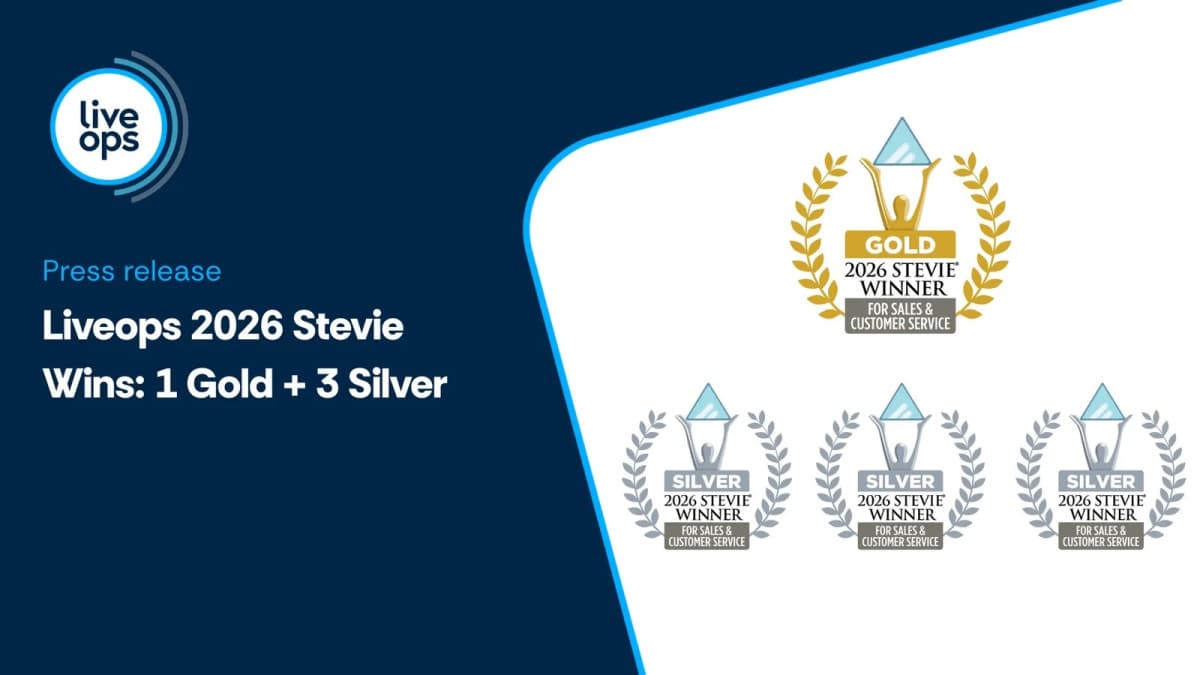 Liveops Wins Multiple Stevie Awards for Customer Service Excellence and AI Innovation