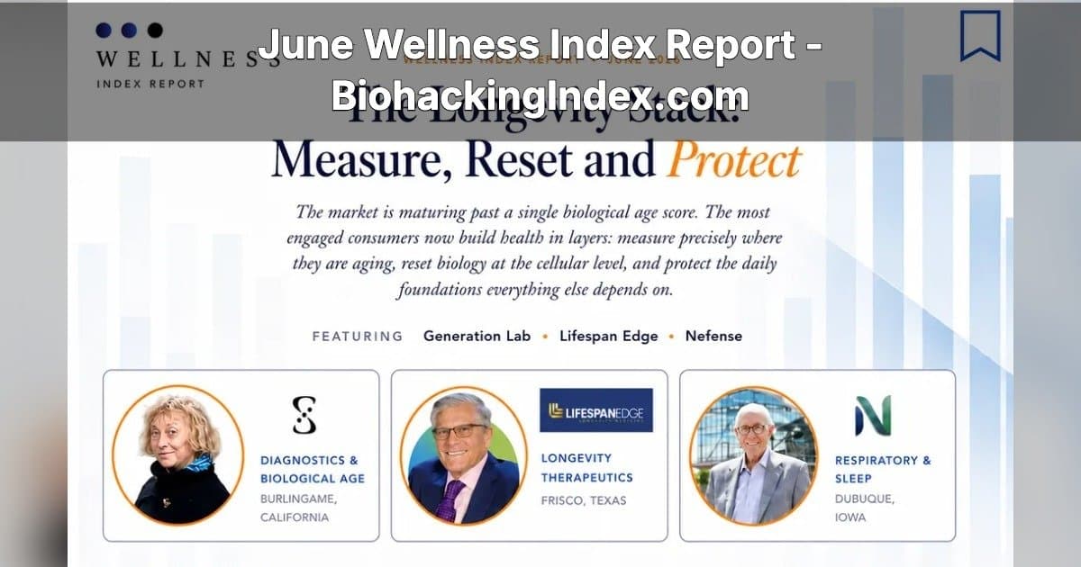 Wellness Index Report Reveals Shift from Longevity Metrics to Quality of Life