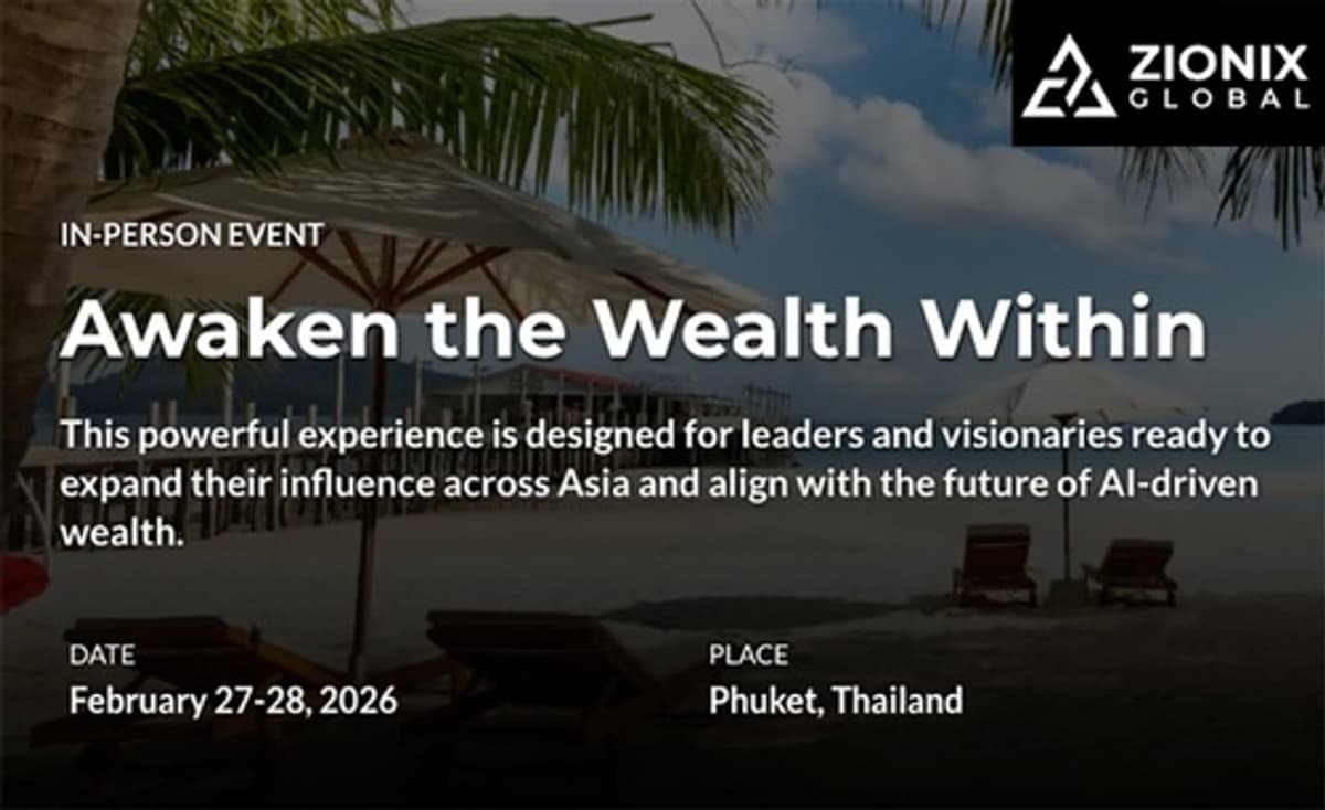 Zionix Global Expands Conscious Innovation Movement to Phuket Summit in 2026