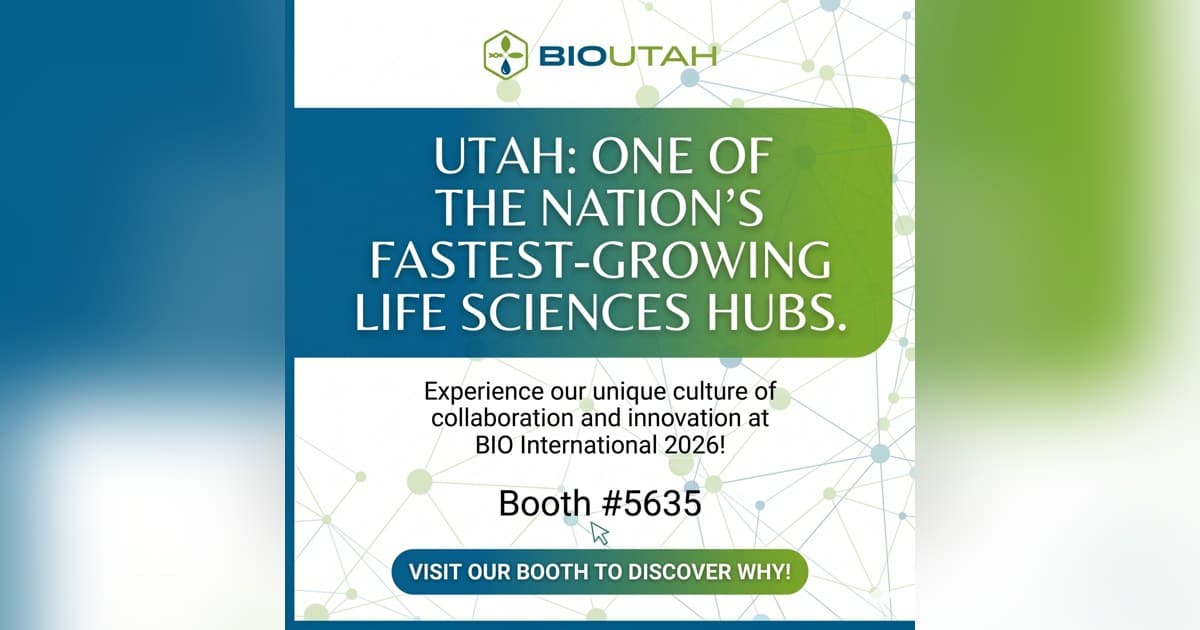 Utah Life Sciences Industry Showcases Growth at BIO International Convention Pavilion