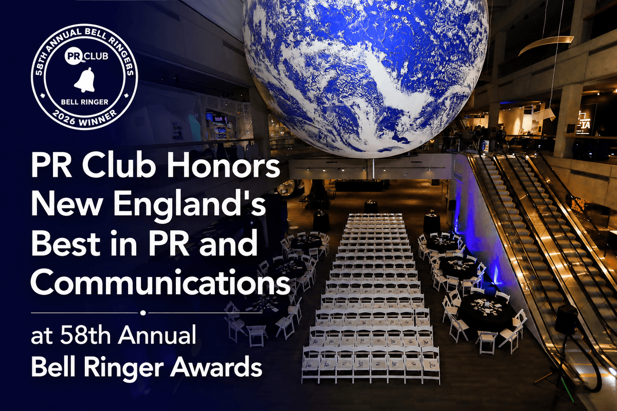 PR Club Honors New England's Best in Communications at 58th Annual Bell Ringer Awards