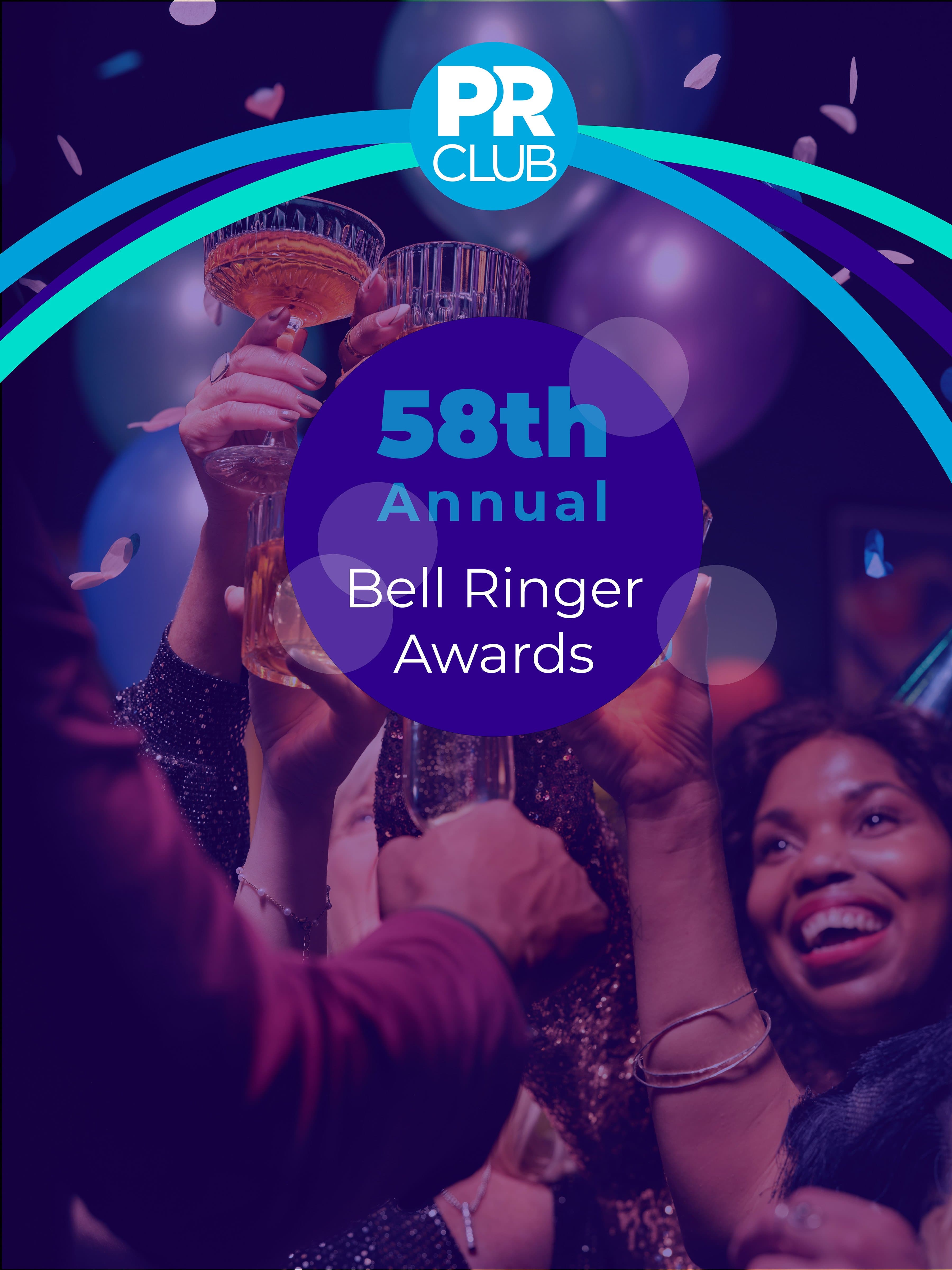 Tickets Now on Sale for the 58th Bell Ringer Awards, Honoring Excellence in Public Relations