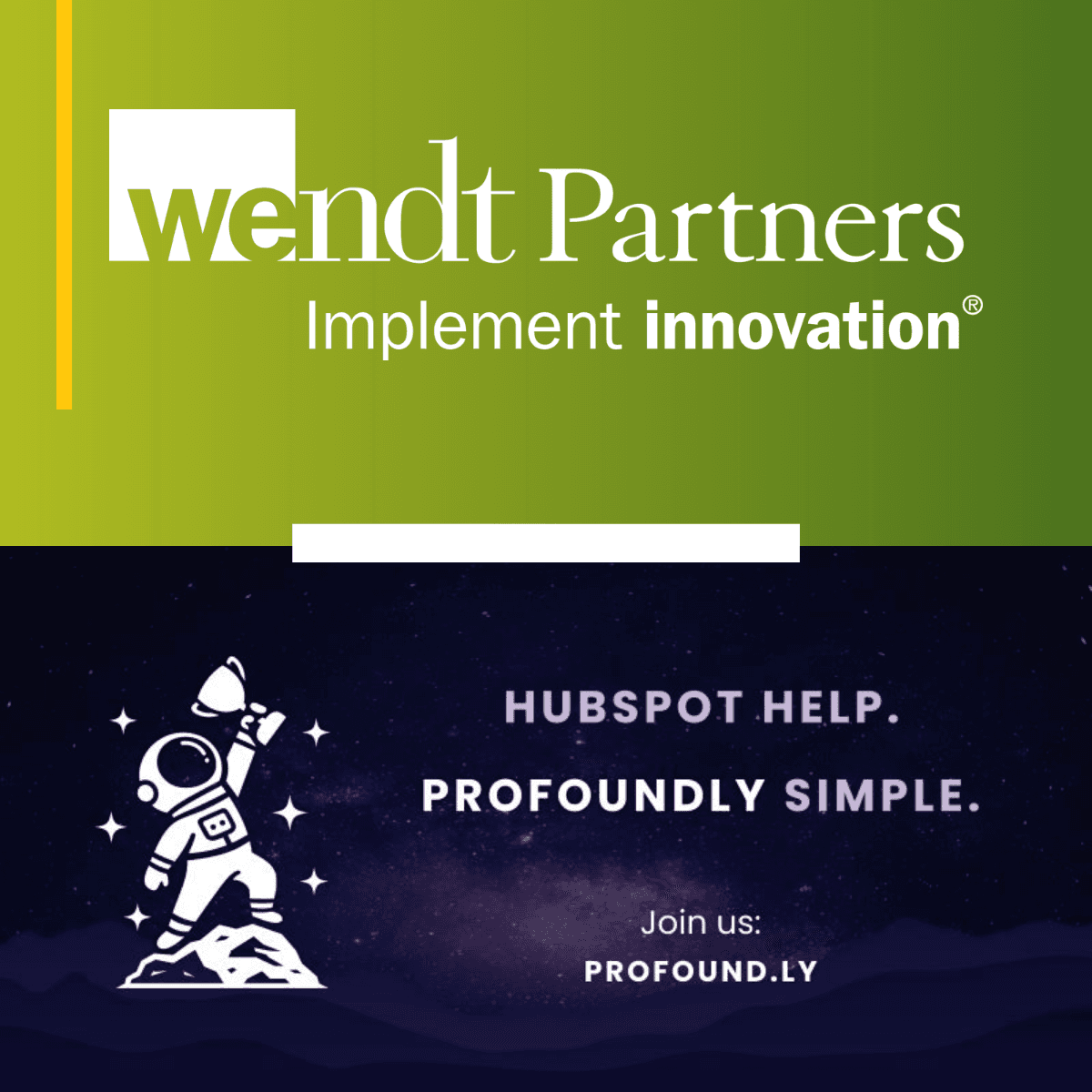 Wendt Partners Joins Profoundly Marketplace, Expanding Enterprise HubSpot Solutions Access