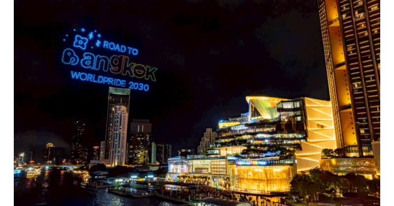 ICONSIAM’s Rainbow Drone and Fireworks Show Highlights Thailand’s Readiness for World Pride 2030