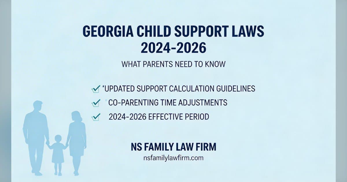 Georgia's 2026 Parenting Time Adjustment to Reshape Child Support Calculations