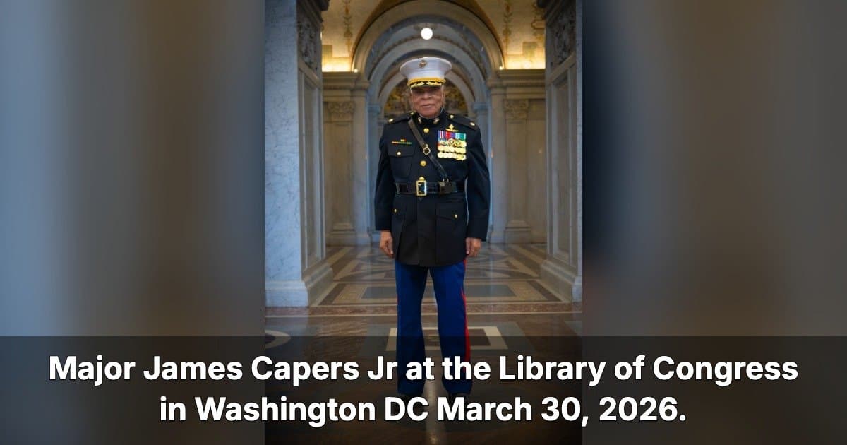 Medal of Honor Designee Major James Capers Jr. Preserves Legacy Through Library of Congress Veterans History Project
