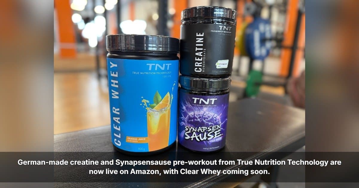 German Sports Nutrition Brand TNT Launches U.S. Market Entry Through Amazon