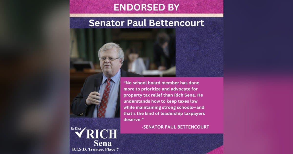 Boerne ISD Trustee Rich Sena's Family Immigration Story Fuels Commitment to Educational Excellence