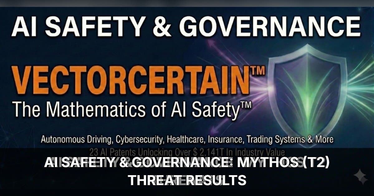 VectorCertain Validates 100% Detection Rate Against AI Agent Scope Expansion Threats