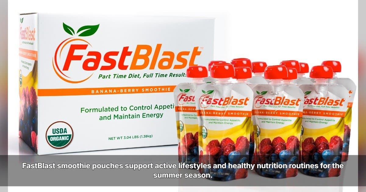 FastBlast Promotes Plant-Based Nutrition for Spring and Summer Wellness Routines