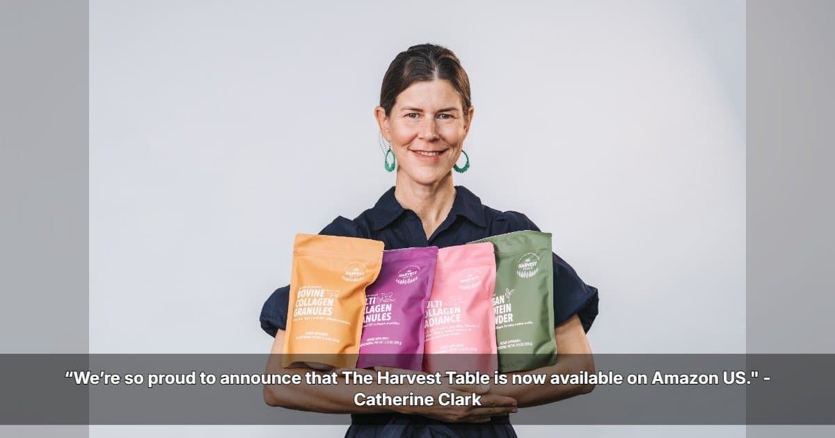 The Harvest Table Launches Full Product Line on Amazon, Expanding Clean-Label Nutrition to U.S. Consumers