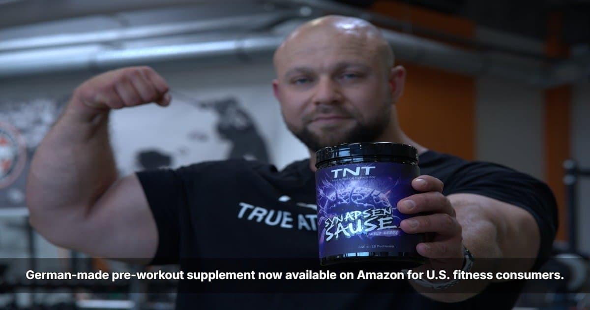 TNT Brings German-Engineered Synapsensause Pre-Workout to U.S. via Amazon