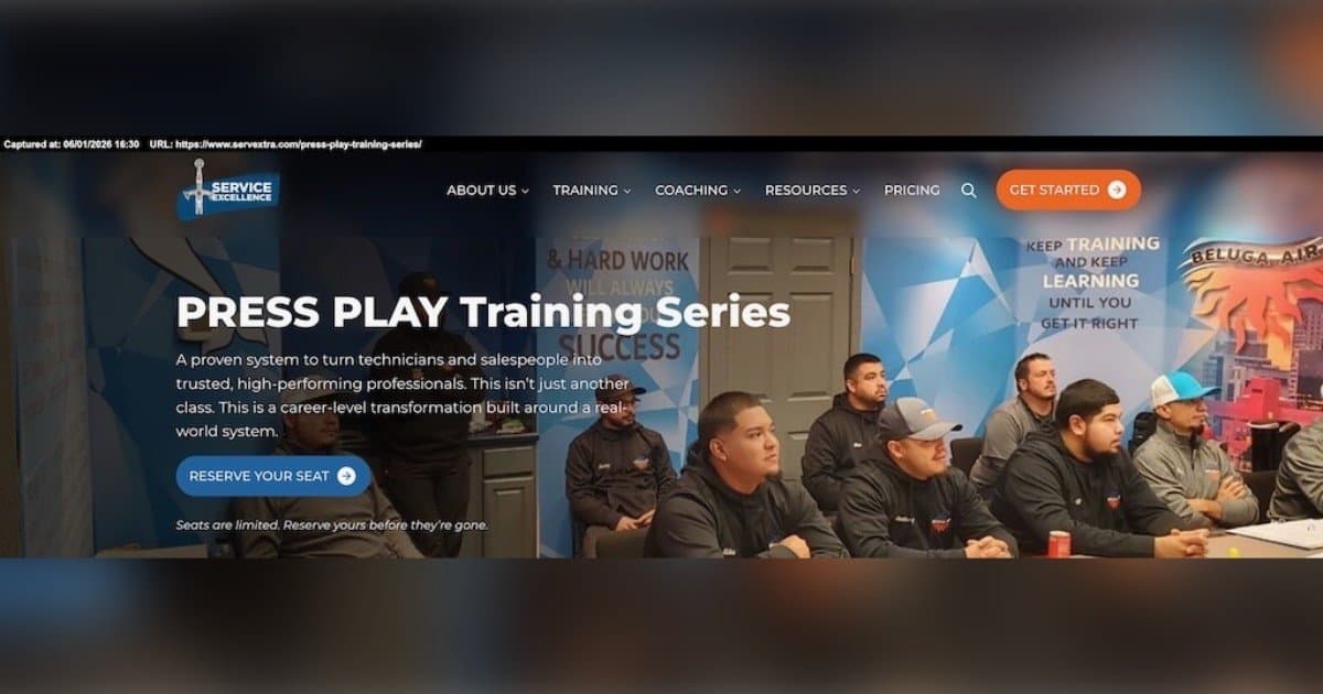 Service Excellence Celebrates 14 Years of PRESS PLAY Training, Emphasizing Practical Skills for Home Service Teams
