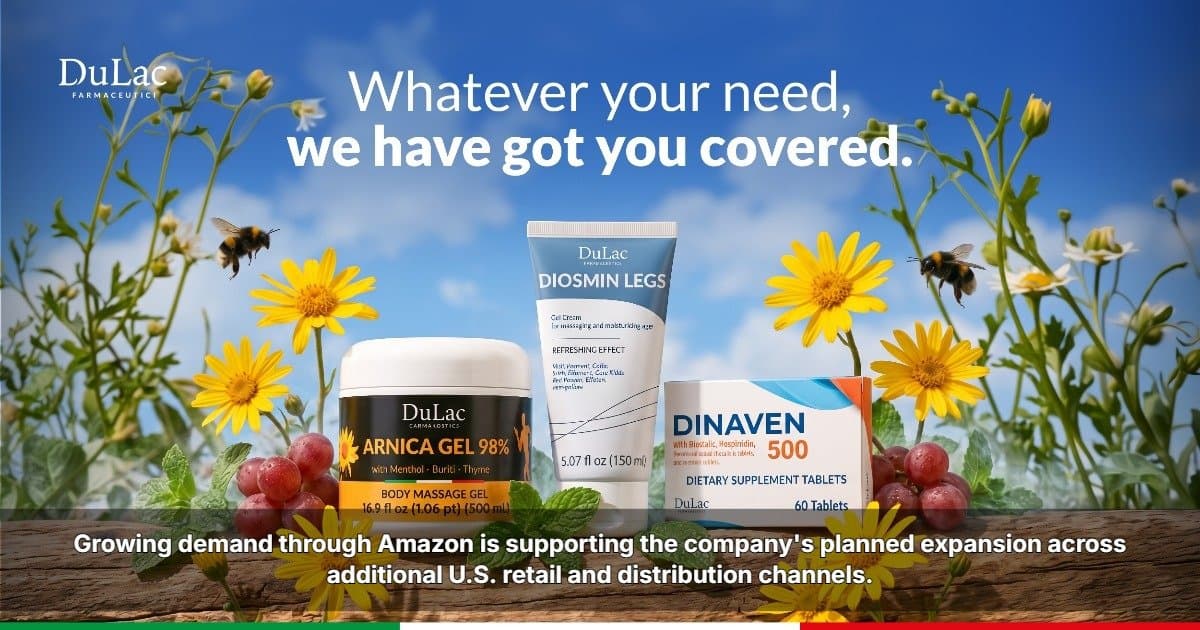DuLac Farmaceutici Expands U.S. Presence, Bringing Italian Pharmacy Innovation to More Consumers