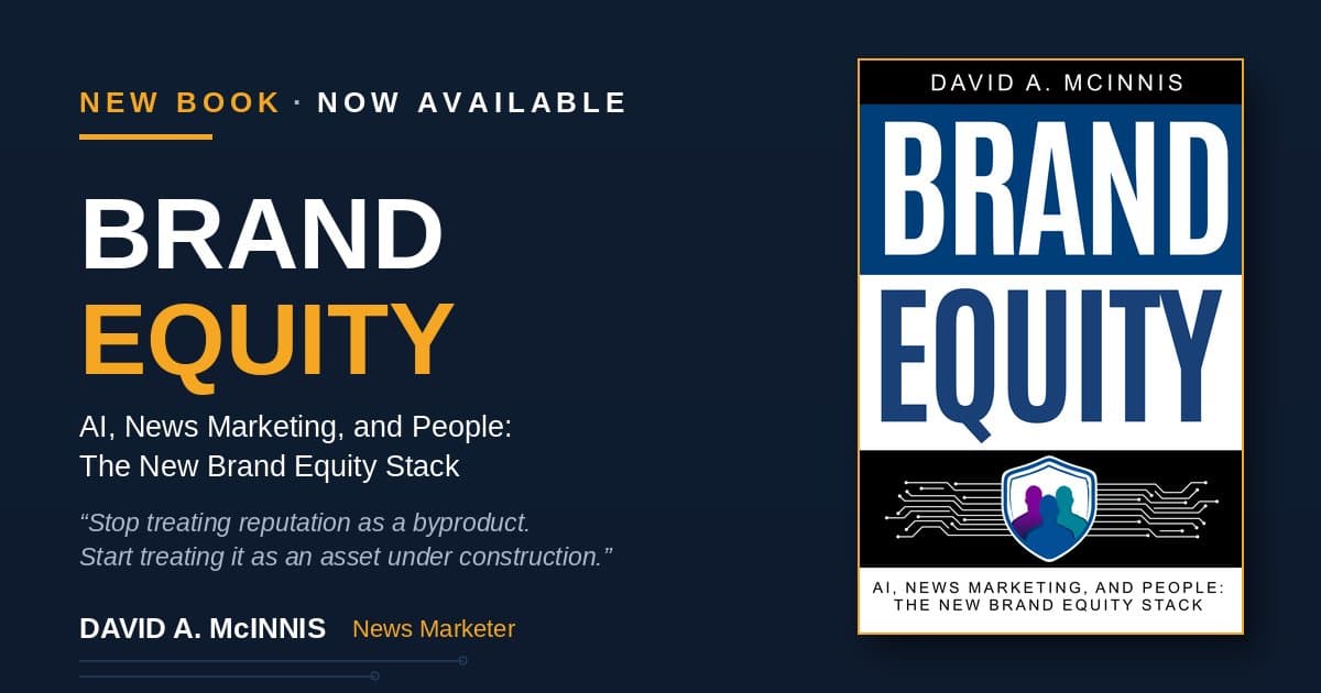 New Book Argues Brand Equity Now Depends on AI, News Marketing, and People