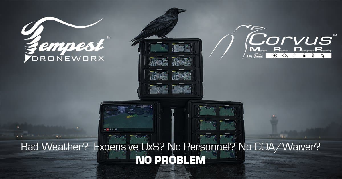 Tempest Droneworx Unveils Corvus MRDR to Accelerate Autonomous Systems Development