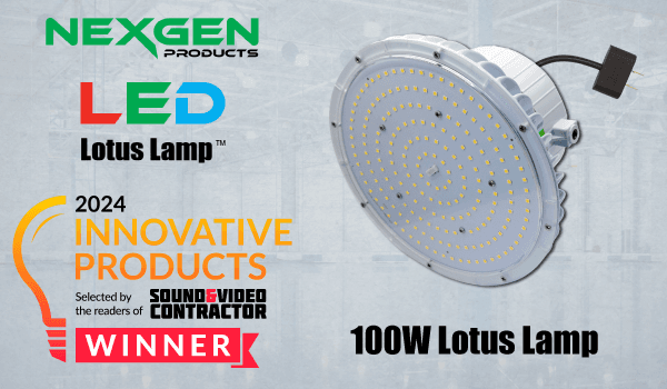 HyLite LED Lighting's 100W Lotus Lamp Wins 2024 Innovative Product Award for Emerging Technology